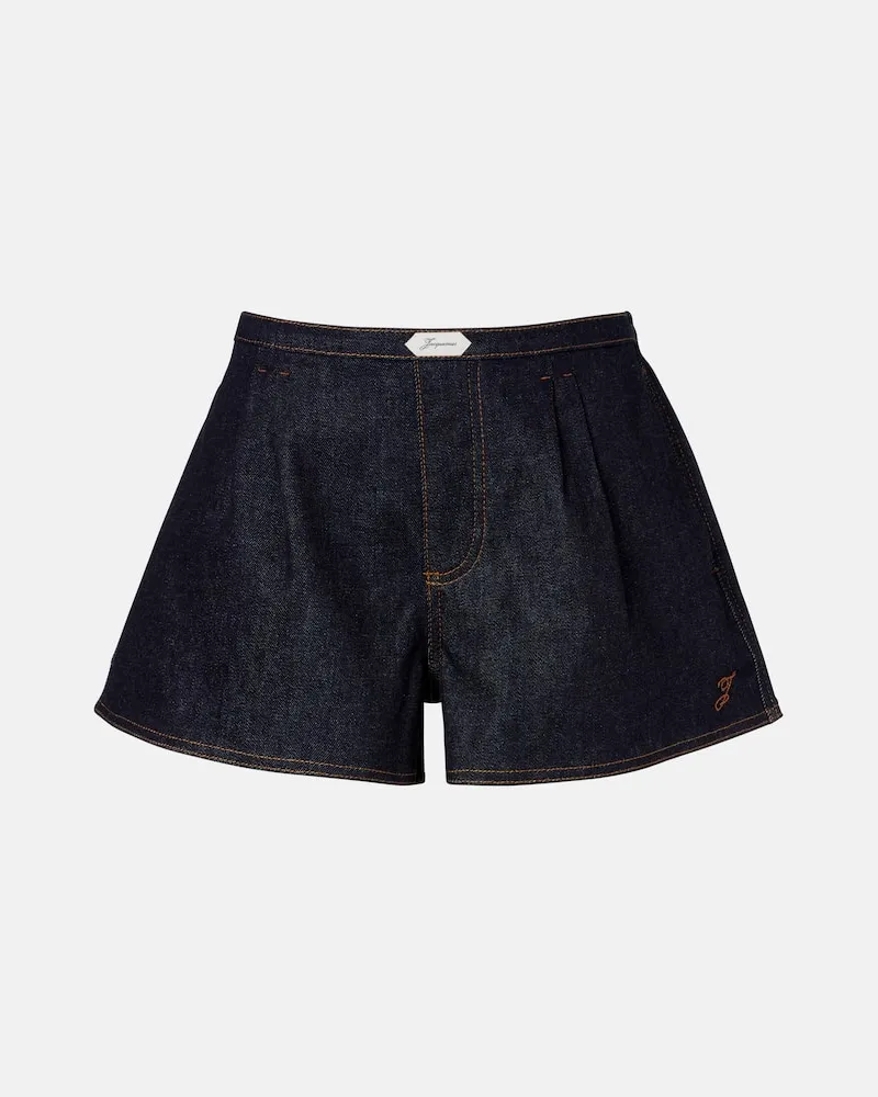 Jacquemus Jeansshorts Blau