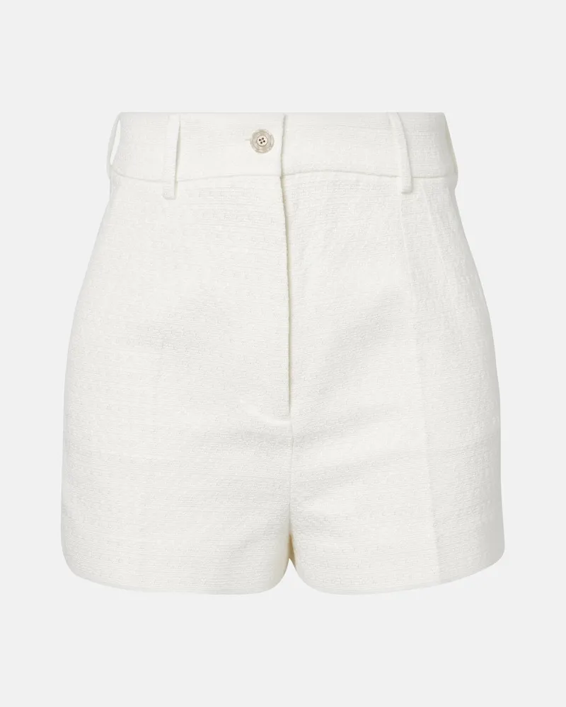 Dolce & Gabbana Shorts aus einem Baumwollgemisch Weiß
