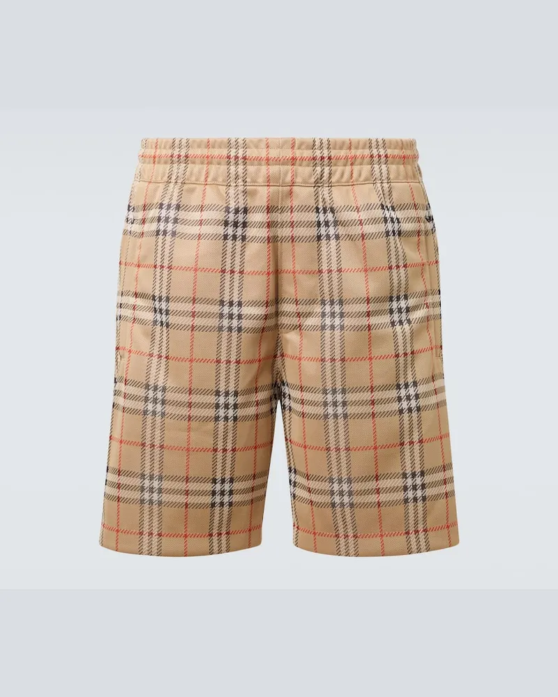 Burberry Shorts Burberry Check Beige