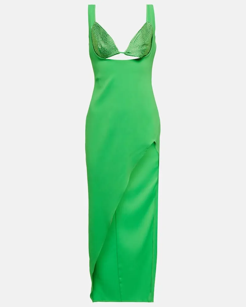 Giuseppe di Morabito Midikleid aus Jersey Grün