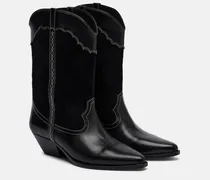 Westernstiefel Duerte 40 aus Leder und Veloursleder