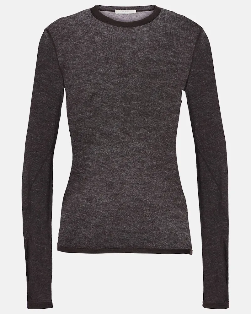 The Row Top Iverness aus Kaschmir Braun