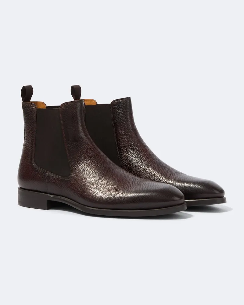 Magnanni Chelsea Boots Madison aus Leder Braun