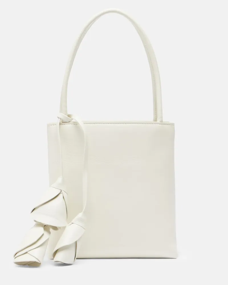 Magda Butrym Schultertasche Julia Small aus Leder Weiß