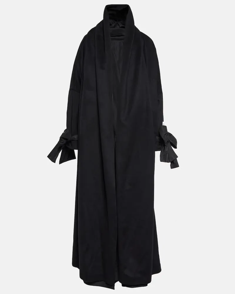 Dolce & Gabbana X Kim Mantel aus einem Wollgemisch Schwarz