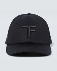 Tom Ford Baseballcap aus Kaschmir Schwarz