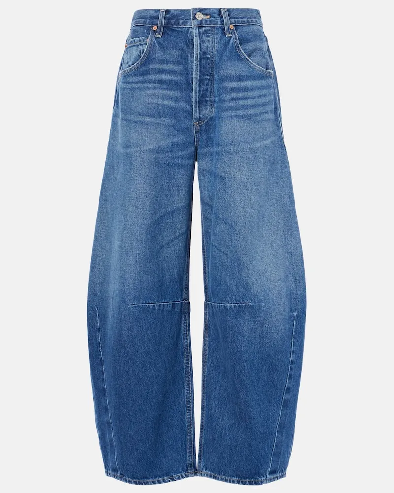 Citizens of humanity Wide-Leg Jeans Horseshoe Blau
