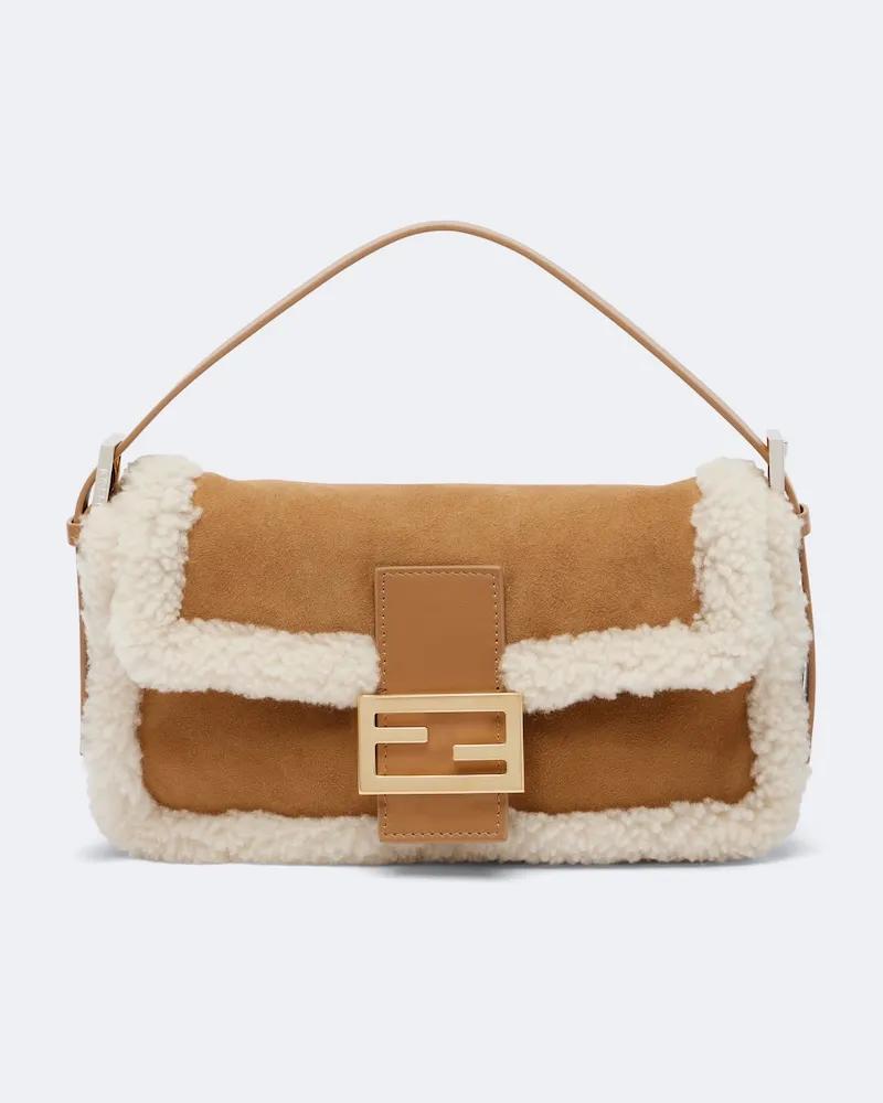 Fendi Schultertasche Baguette® 26424 Small Beige