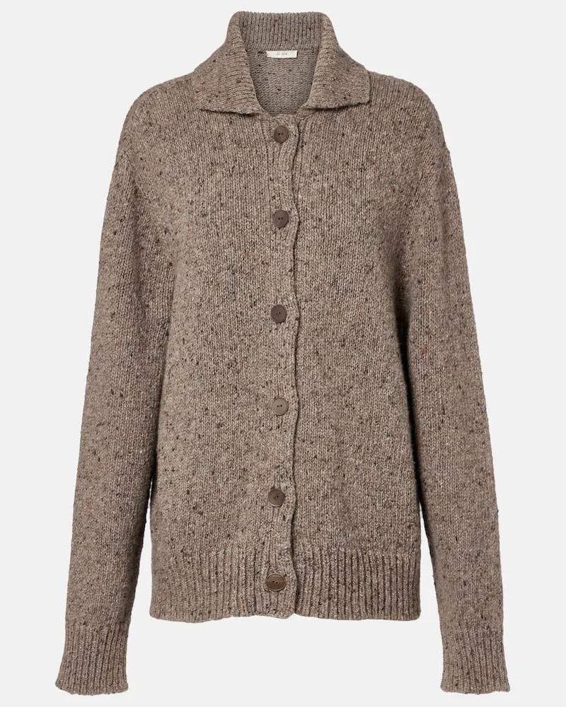 The Row Cardigan Mauri aus Kaschmir Beige