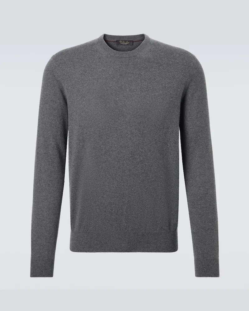 Loro Piana Pullover aus Kaschmir Grau