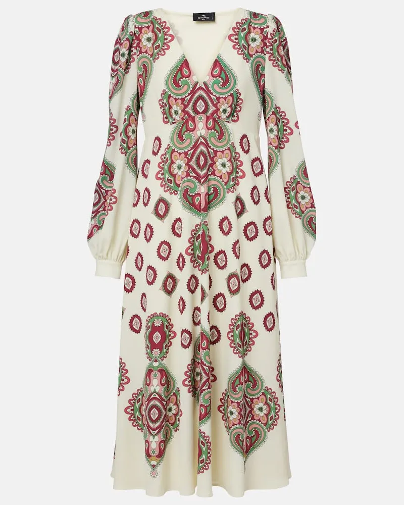Etro Midikleid Multicolor