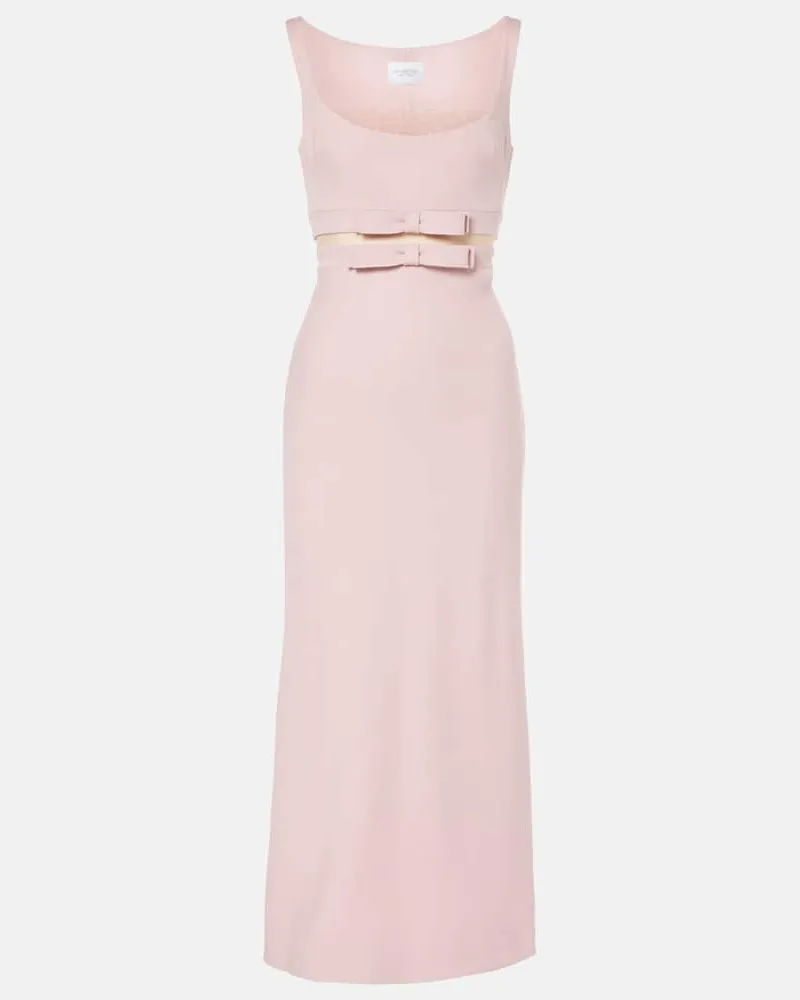 Giambattista Valli Midikleid aus Crêpe Rosa