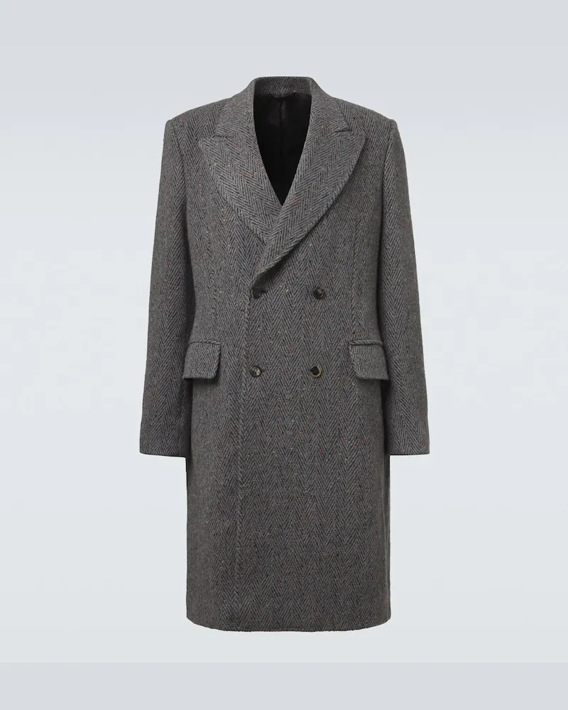 Gabriela Hearst Mcaffrey Mantel aus Wolle und Kaschmir Grau