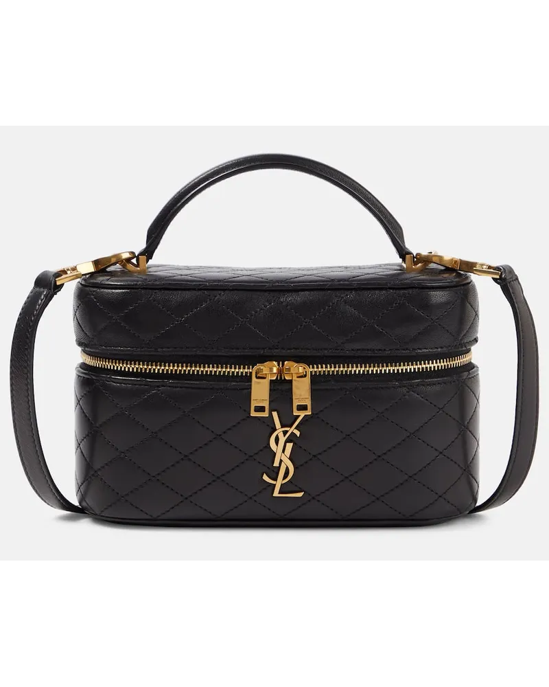 Saint Laurent Schultertasche Gaby aus Leder Schwarz