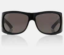 Eckige Sonnenbrille Double G