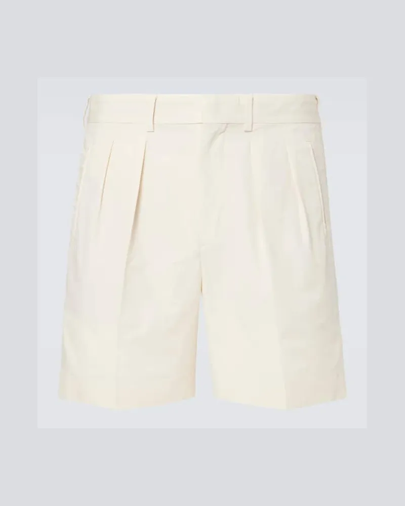 Tom Ford Shorts aus Popeline Weiß