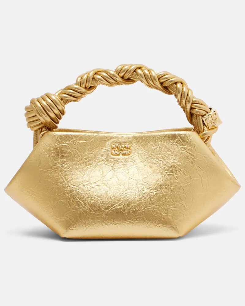 Ganni Henkeltasche Bou Mini Gold
