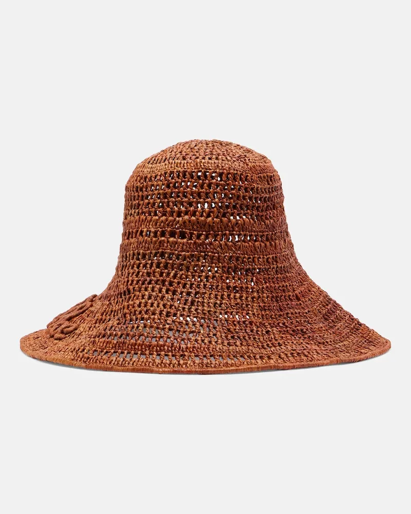 Chloé Chloé Hut aus Raffiabast Braun