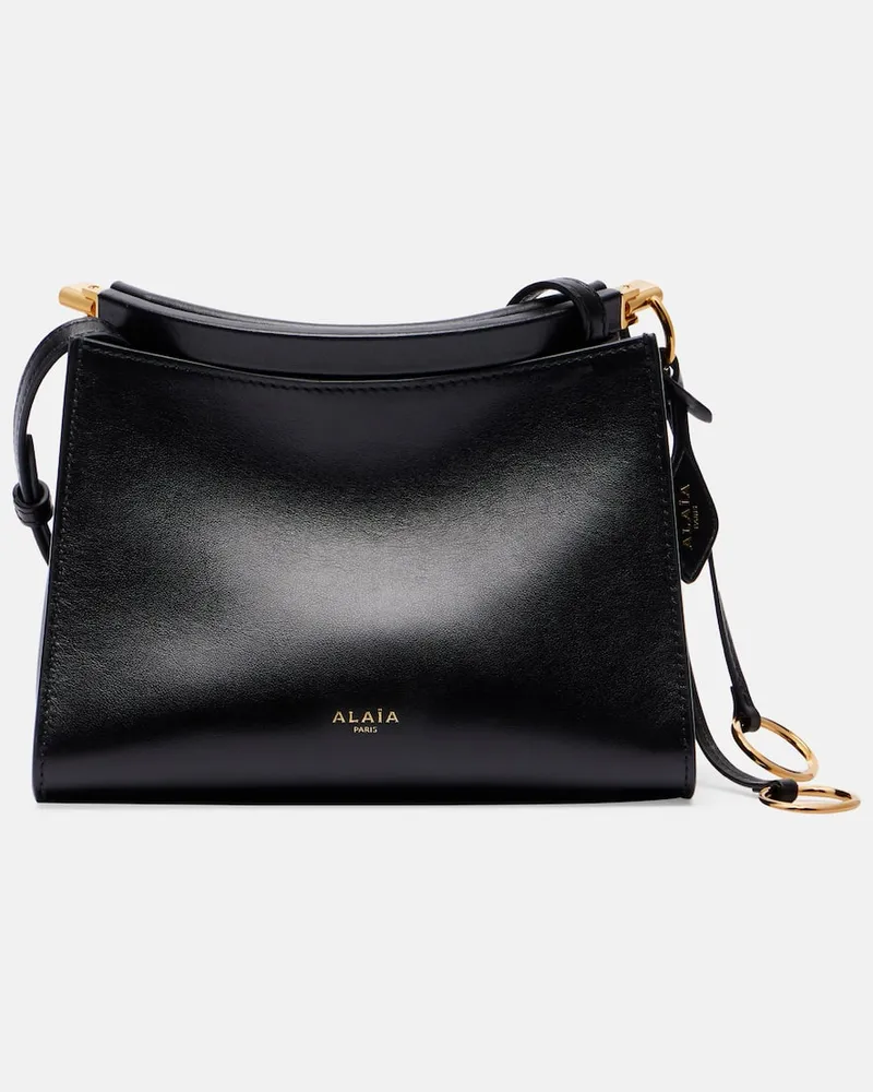 Alaïa Alaïa Schultertasche Le Click Small aus Leder Schwarz