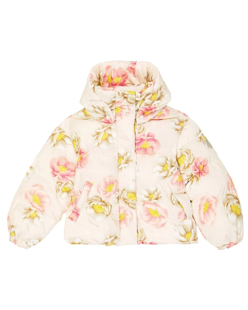 Monnalisa Bedruckte Jacke Weiß