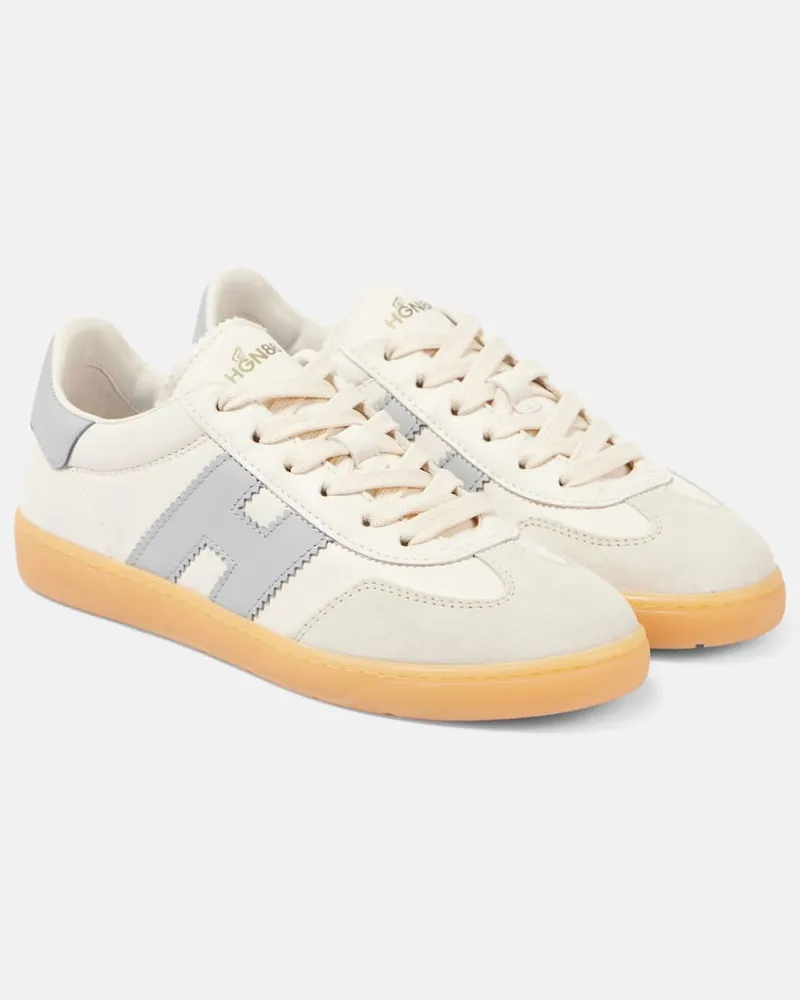 Hogan Sneakers Cool aus Leder und Veloursleder Multicolor