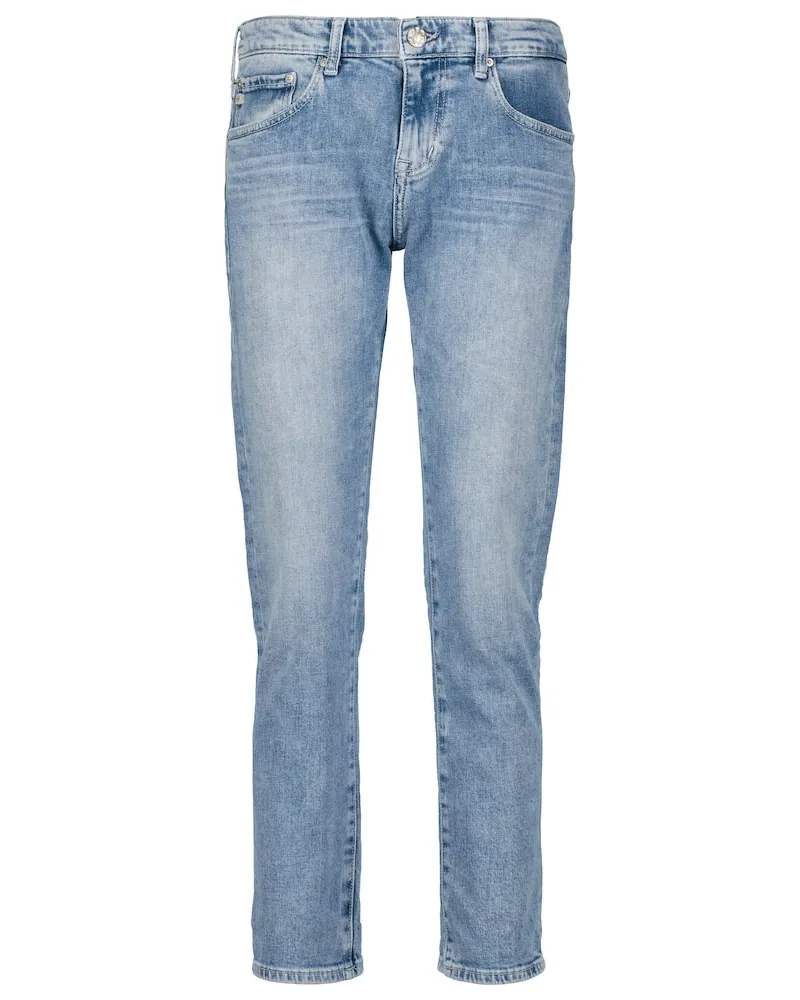 Adriano Goldschmied Mid-Rise Slim Jeans Ex-Boyfriend Blau