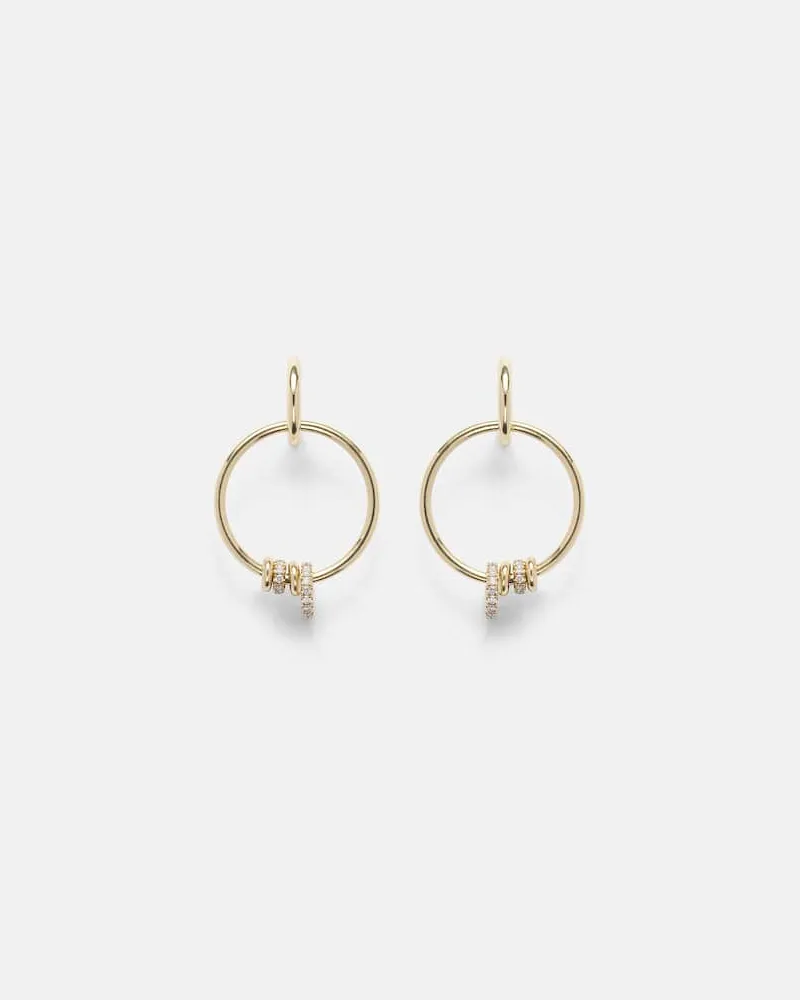 Spinelli Kilcollin Ohrringe Asha aus 18kt Gelbgold mit Diamanten Gold