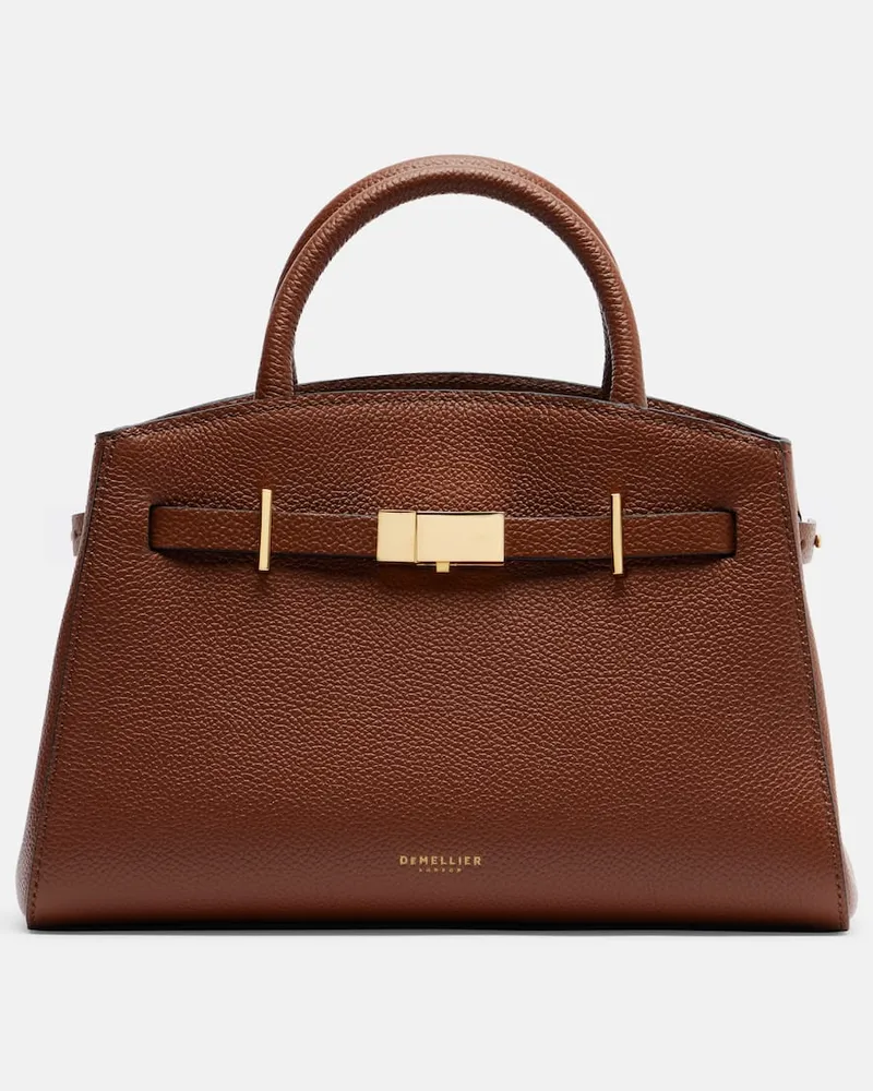 DeMELLIER Henkeltasche Hudson Small aus Leder Braun