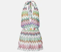 Playsuit Zigzag aus Häkelstrick