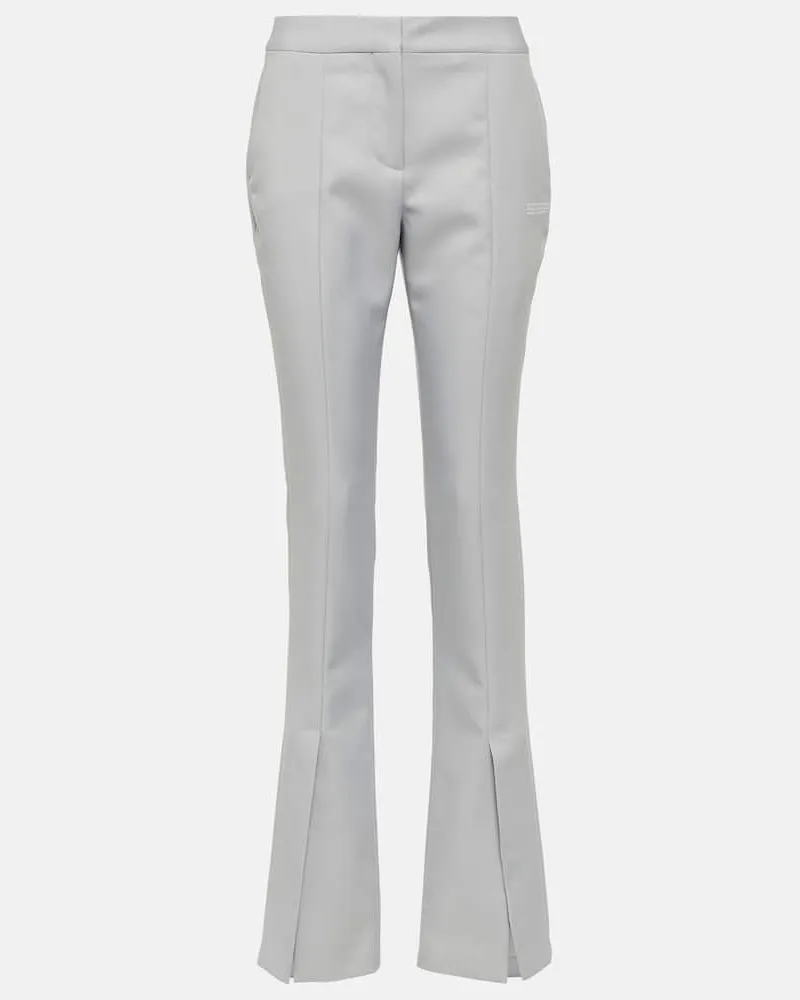 OFF-WHITE Schmale Schlaghose Weiß