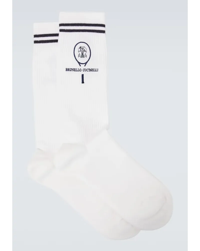 Brunello Cucinelli Socken aus einem Baumwollgemisch Multicolor
