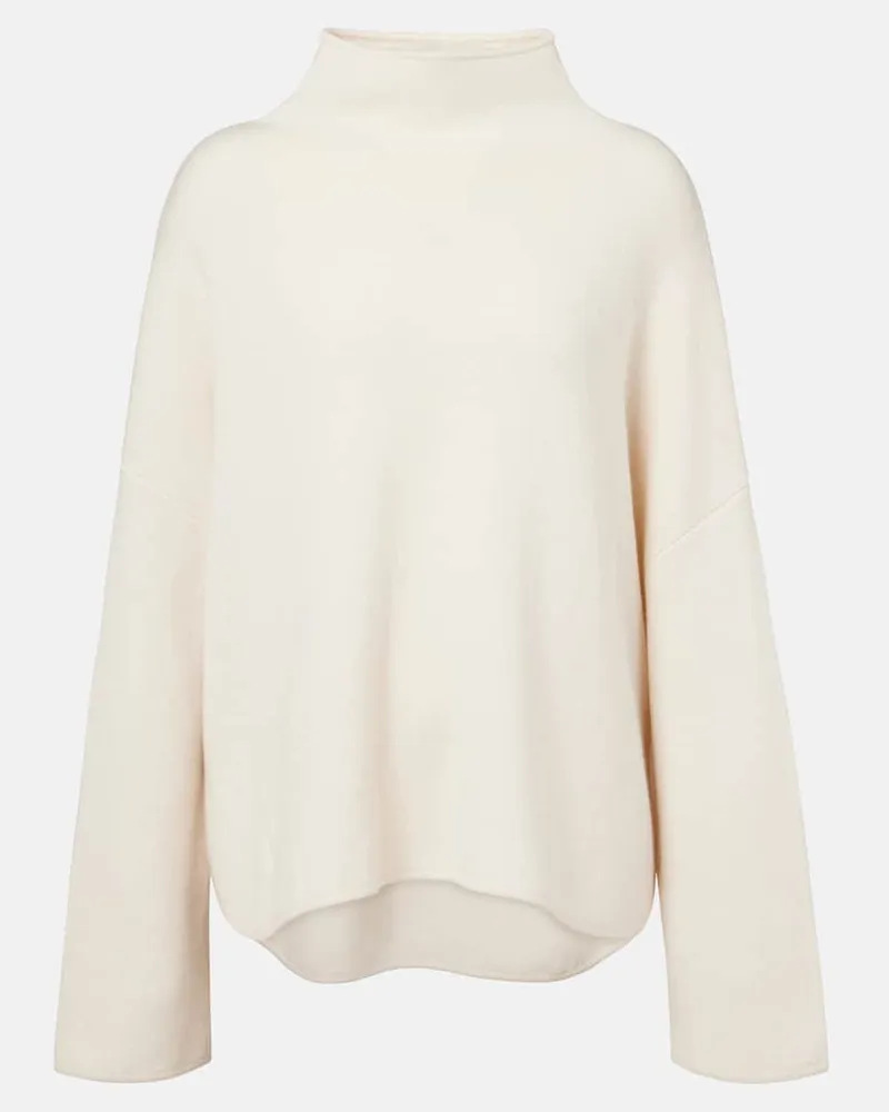 Jardin des Orangers Pullover aus Wolle und Kaschmir Weiß