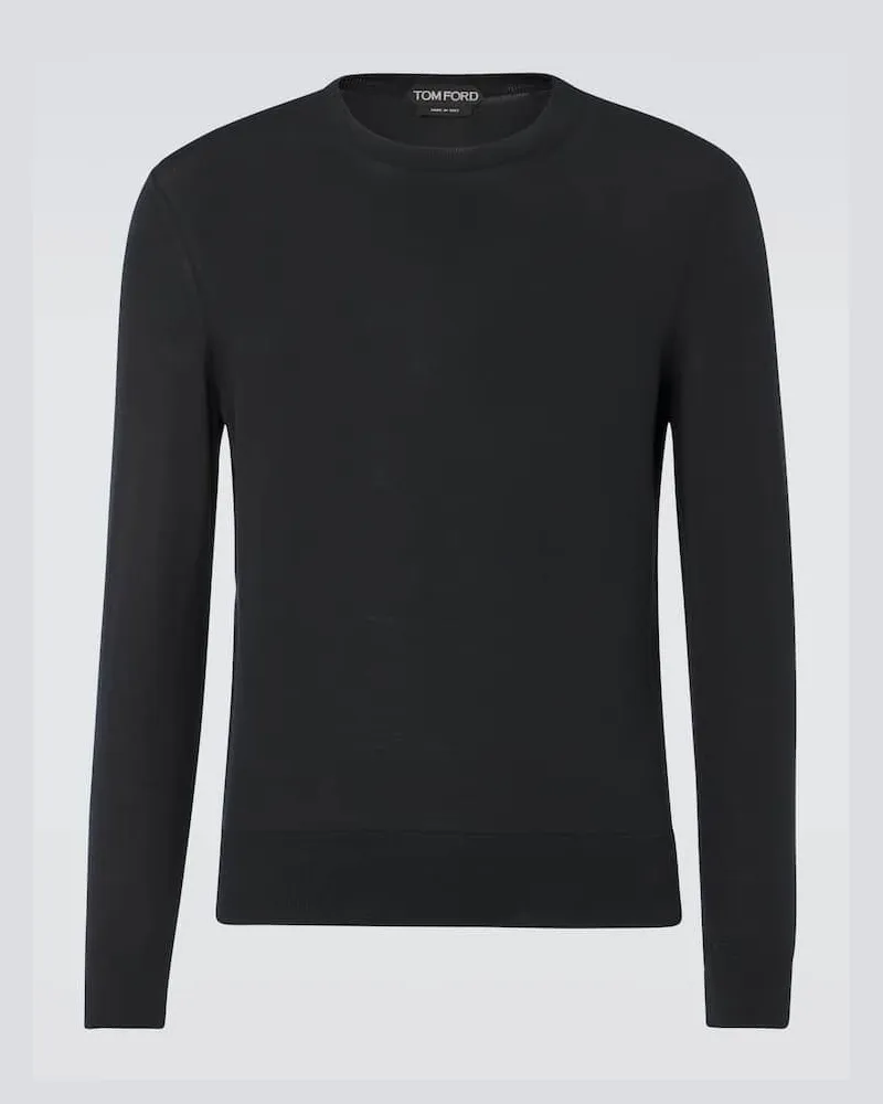 Tom Ford Pullover aus Wolle Schwarz