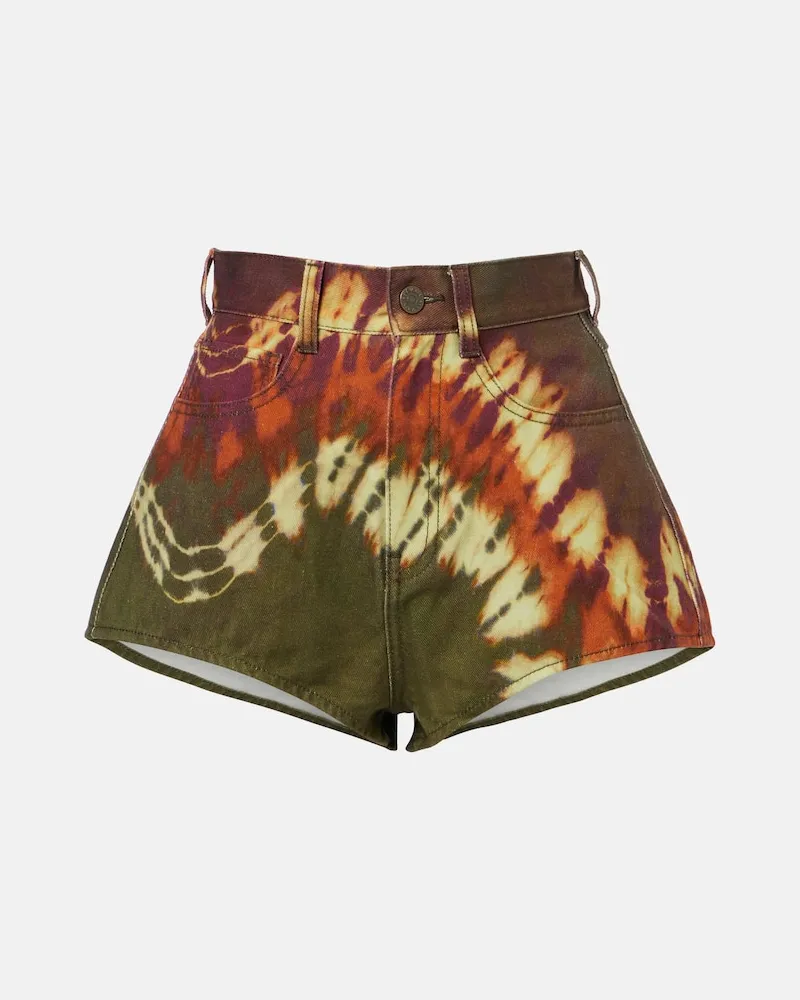 ALEMAIS Alémais Shorts Marilyn aus Denim Grün