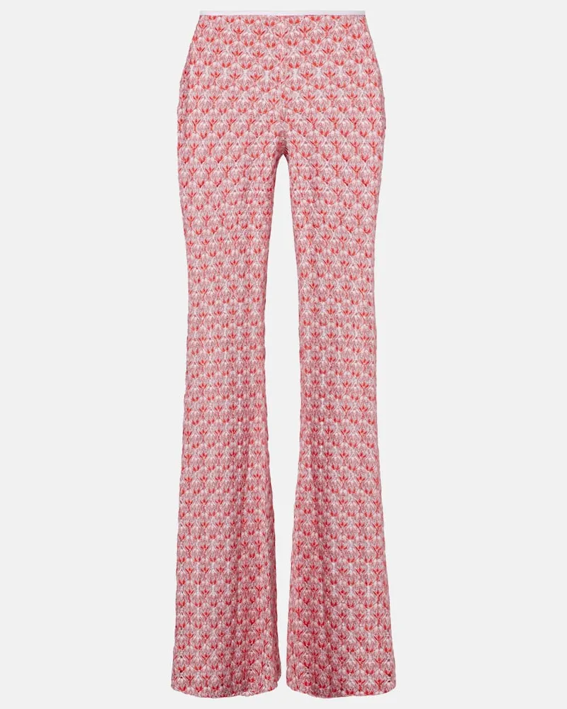 Missoni Schlaghose Rot