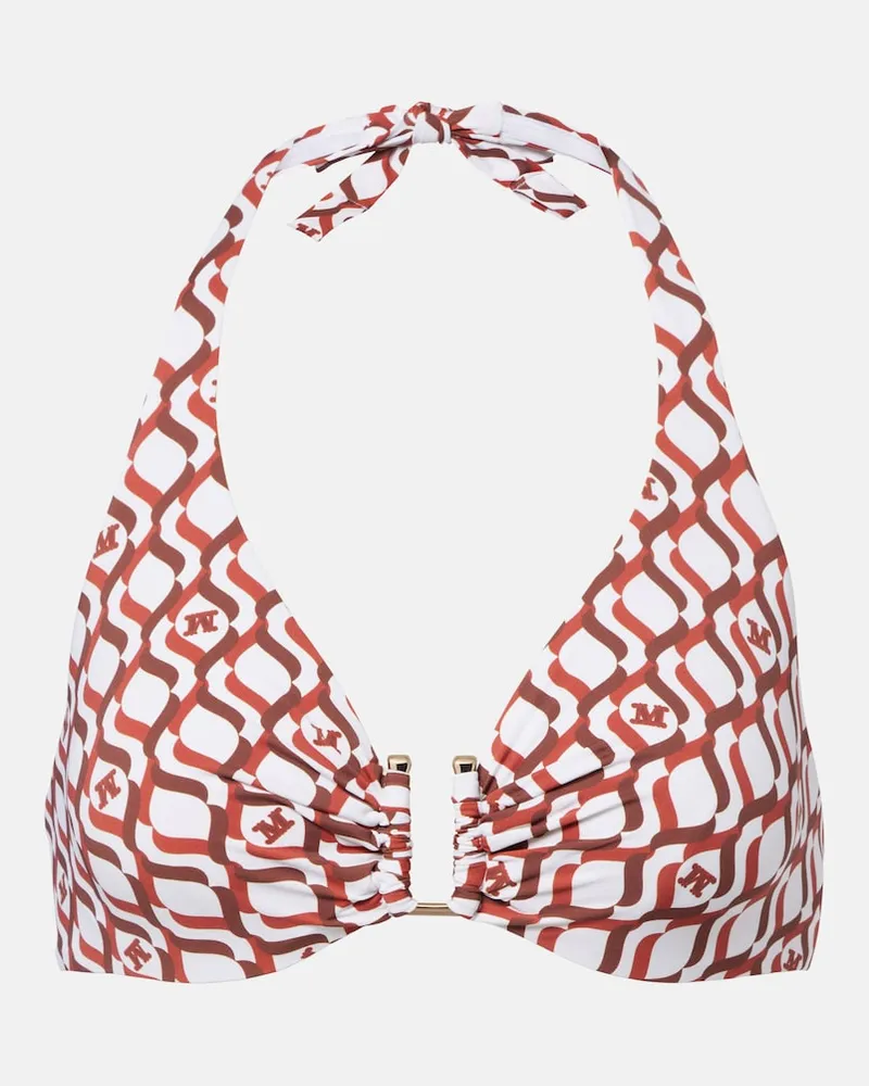 Max Mara Bikini-Oberteil Avena Rot