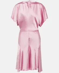 Victoria Beckham Minikleid aus Satin Pink