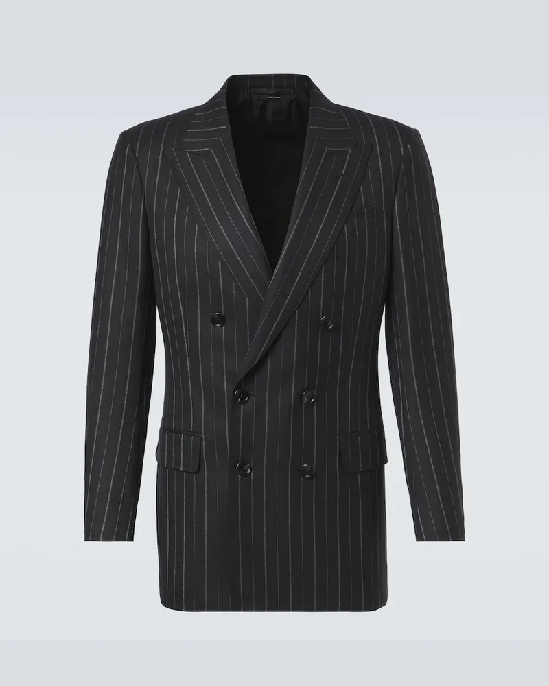 Tom Ford Blazer aus Wolle Schwarz