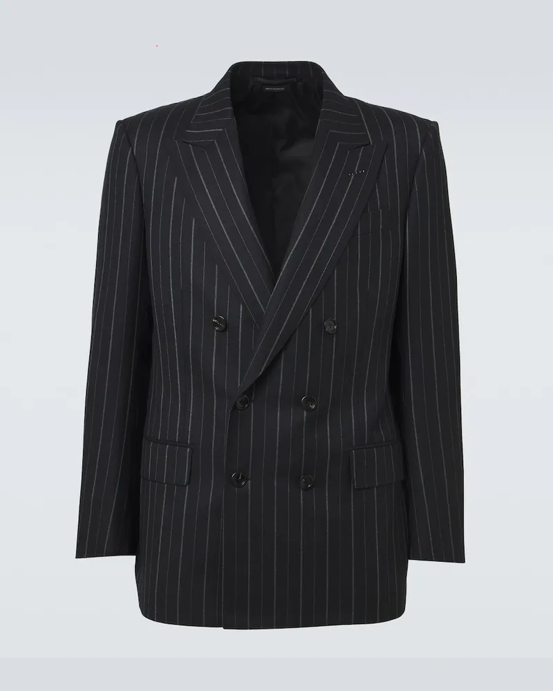 Tom Ford Blazer aus Wolle Schwarz