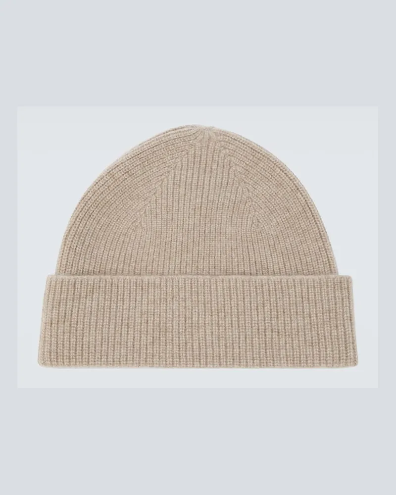 Ermenegildo Zegna Mütze aus Kaschmir Beige