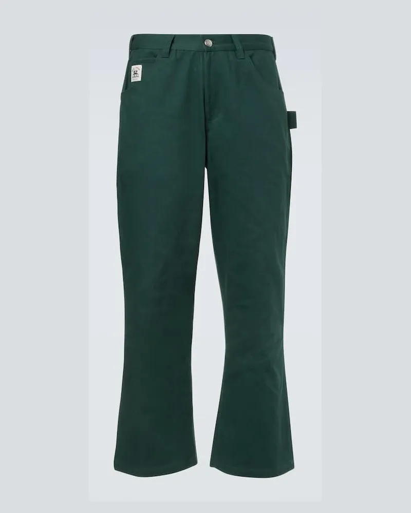 BODE Hose Knolly Brook aus Baumwoll-Twill Grün