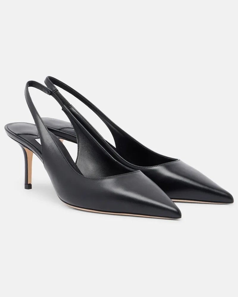 Jimmy Choo Slingback-Pumps Love aus Leder Schwarz