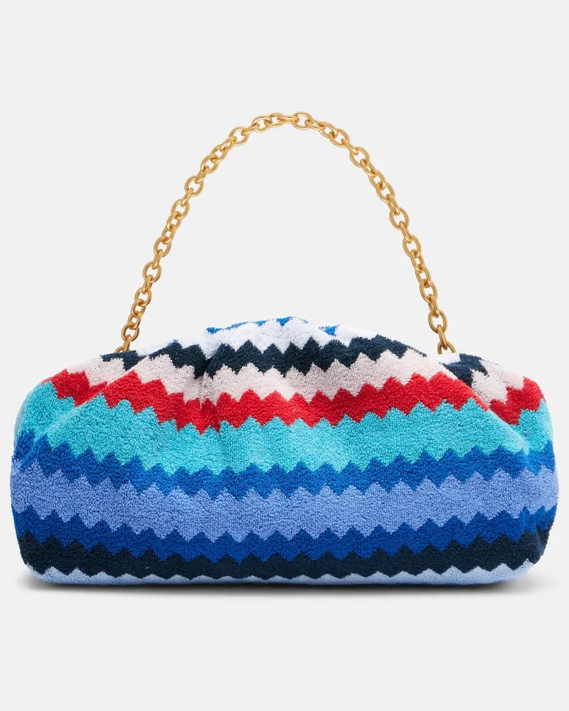 Missoni Clutch aus Frottee Multicolor