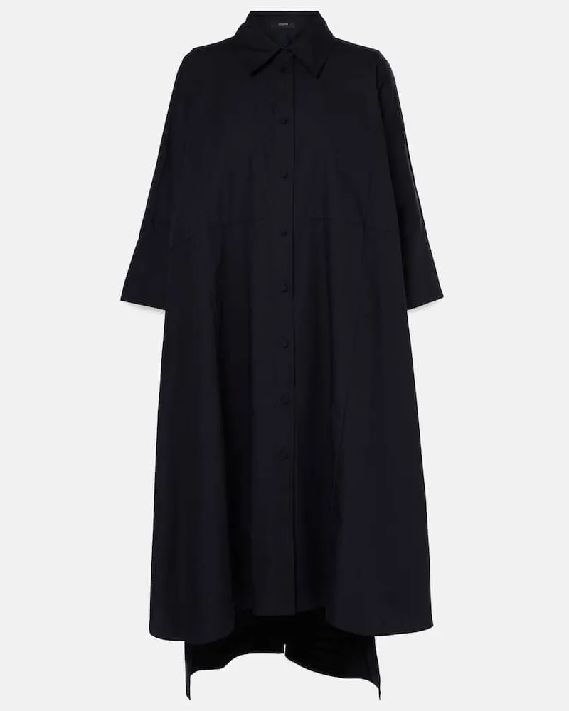 Joseph Hemdblusenkleid Dania aus Baumwollpopeline Blau