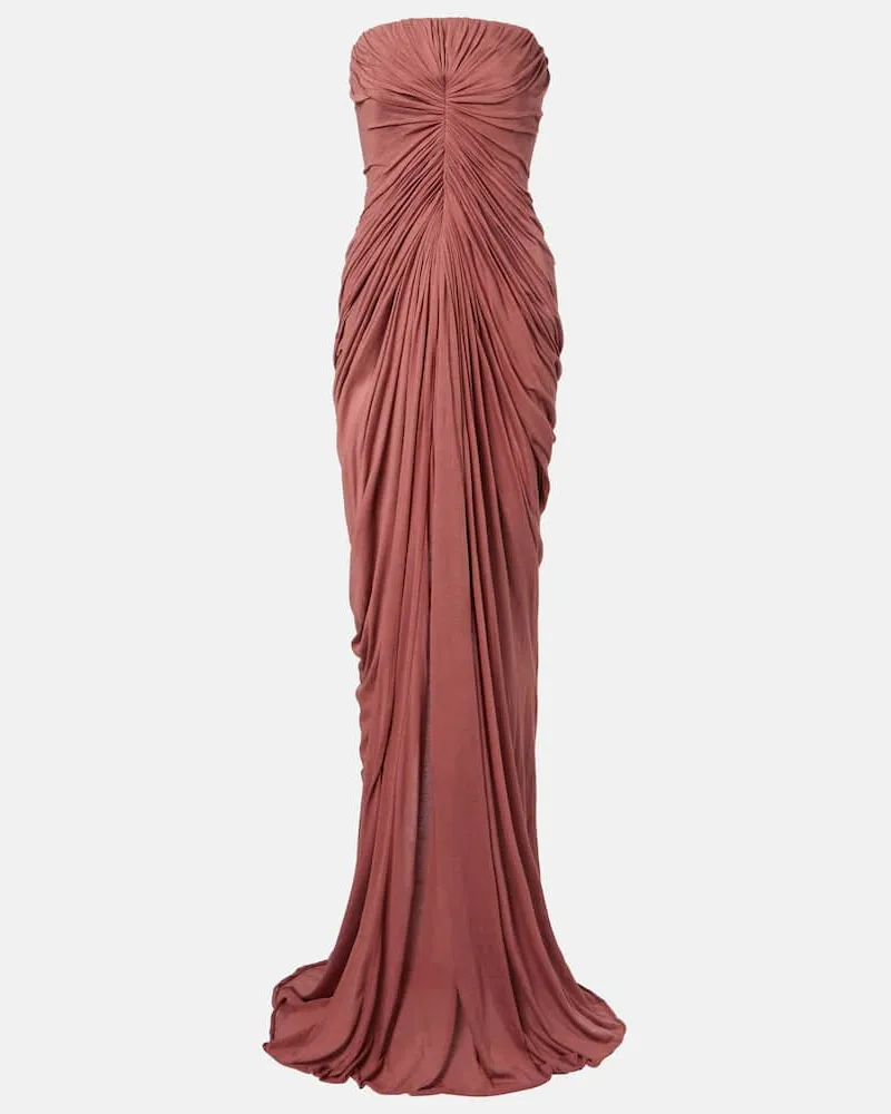 Rick Owens Bustier-Robe Radiance aus Baumwolle Pink