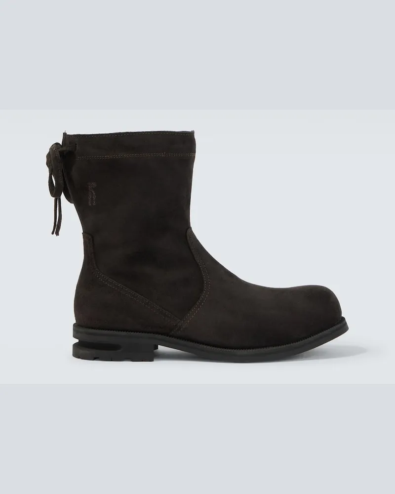 KIKO KOSTADINOV Ankle Boots Farkas aus Veloursleder Braun