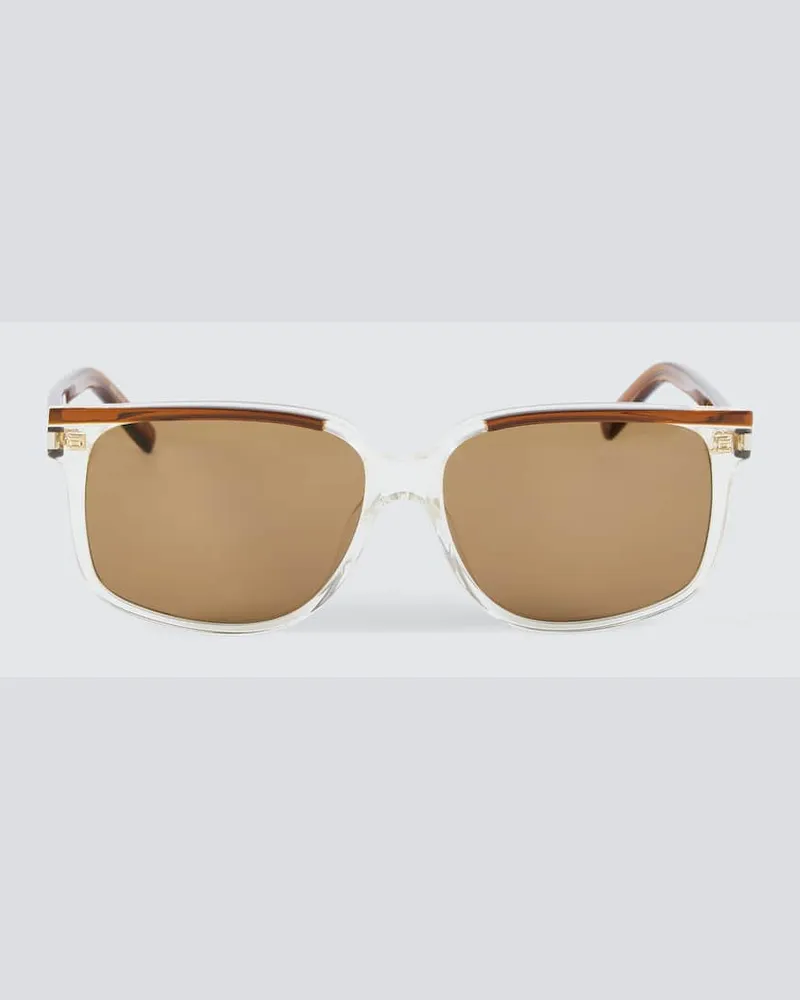Saint Laurent Oversize-Sonnenbrille Braun