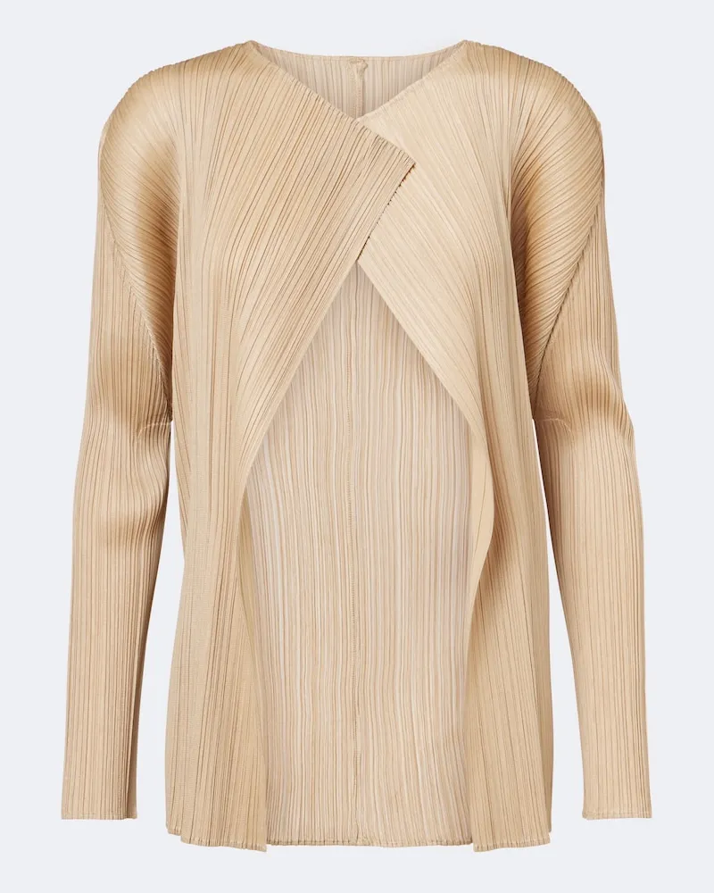 Issey Miyake Monthly Colors: October Cardigan Beige