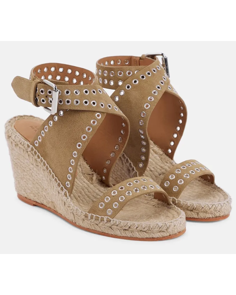 Isabel Marant Wedge-Sandalen Iriane Multicolor