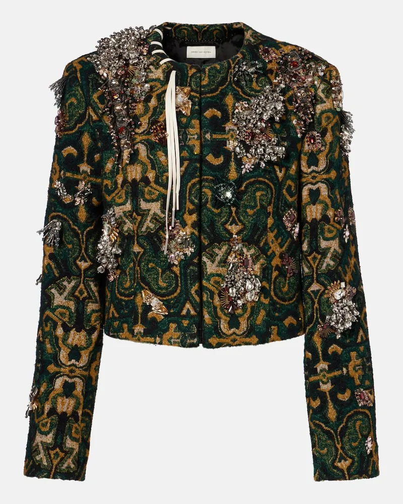 Dries van Noten Verzierte Jacke Multicolor